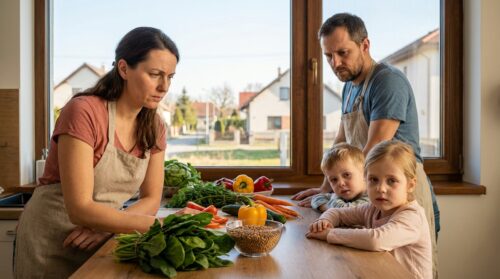 zjistěte, jak ekologicky smýšlející rodiče volí veganskou stravu pro své děti, ale mohou tím nechtěně ohrozit jejich zdraví a jak najít správnou rovnováhu.