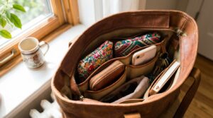 kdo si takto organizuje tašku, najde věci rychleji a méně zapomíná. naučte se efektivní tipy na organizaci tašky pro lepší přehlednost a snadný přístup ke všemu, co potřebujete.