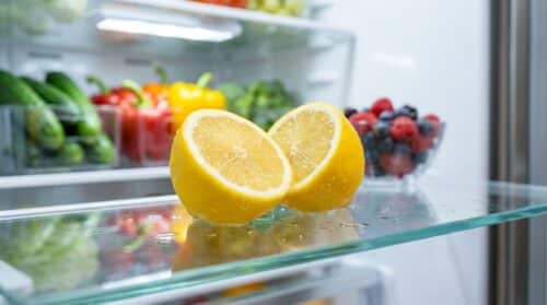 tento přirozený způsob účinně odstraňuje nepříjemné pachy z lednice bez použití chemikálií, udržuje čerstvost a čistotu vašeho chladicího prostoru.
