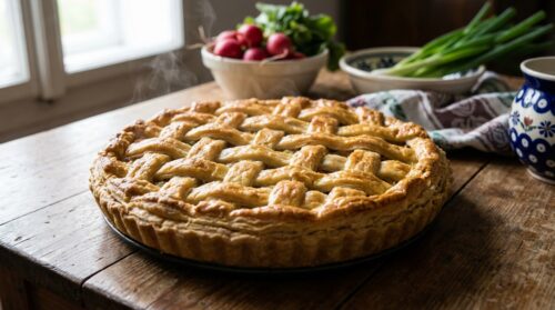 Křupavé, jemné a hotové za 25 minut : tento jarní koláč vyřešil naše večeře navždy